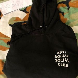 Anti social social club hoodie M